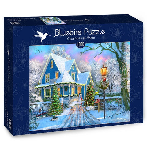 PAŽEISTAS ĮPAKAVIMAS Dėlionė Bluebird Puzzle Christmas At Home 1000