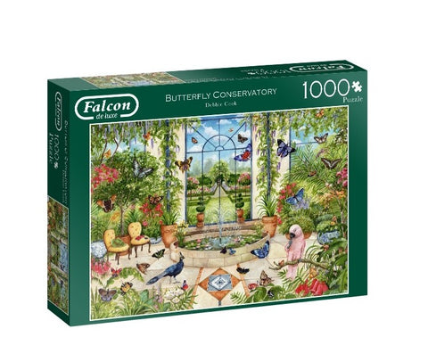 Dėlionė Falcon De Luxe Puzzle Butterfly Conservatory 1000