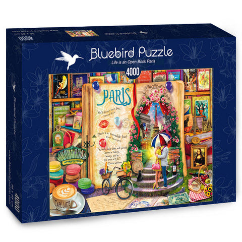 Dėlionė Bluebird Puzzle Life Is An open Book Paris 4000
