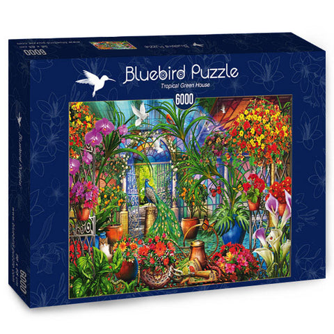 Dėlionė Bluebird Puzzle Tropical Green House 6000