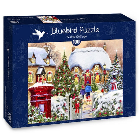 Dėlionė Bluebird Puzzle Winter Cottage 1000