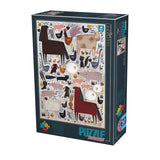 Dtoys Puzzle Andrea Kürti Farm Animals 500