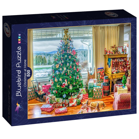 Dėlionė Bluebird Puzzle Christmas At Home 500