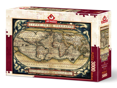 PAŽEISTAS ĮPAKAVIMAS Dėlionė Art Puzzle The First Modern Atlas 3000