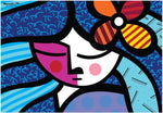 Dėlionė Bluebird Puzzle Britto Girl With Flower 1000