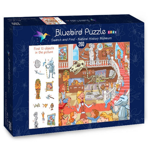 Dėlionė Bluebird Puzzle Search and Find - Natural History Museum 260