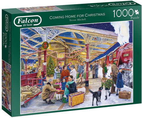 Dėlionė Falcon De Luxe Puzzle Coming Home For Christmas 1000