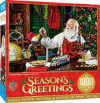 PAŽEISTA DĖŽUTĖ Dėlionė Master Pieces Puzzle Santa's Workshop 1000