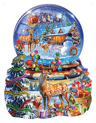 Forminė Dėlionė SunsOut Puzzle Christmas Snow Globe 1000