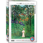 Dėlionė Eurographics Puzzle Woman in an Exotic Forest 1000